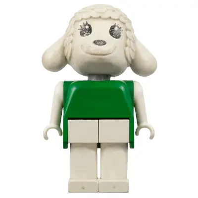 Fabuland Lamb - Lulu Lamb, Green Top