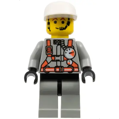 Fire - City Center 2, Light Gray Legs with Black Hips, White Cap
