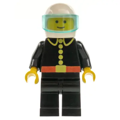 Fire - Classic, White Helmet, Trans-Light Blue Visor