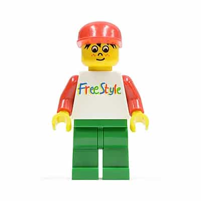 FreeStyle Timmy with Green Legs and Red Hat