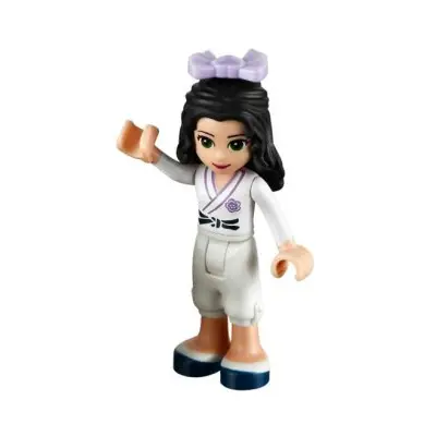 Friends Emma - White Karate Uniform, Bow