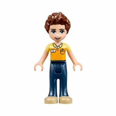 Friends Daniel - Dark Blue Trousers, Orange and Bright Light Yellow Polo Shirt