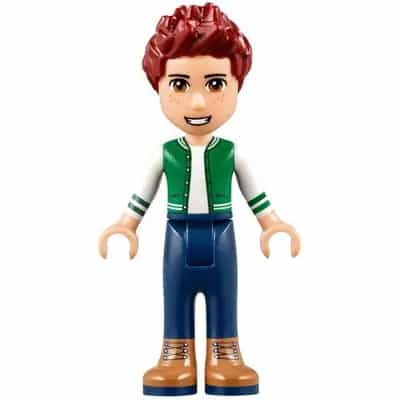Friends Daniel - Brown Boots, Dark Blue Jeans, White and Green Top