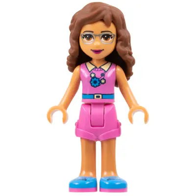 Friends Olivia (Nougat) - Dark Pink Shorts and Top