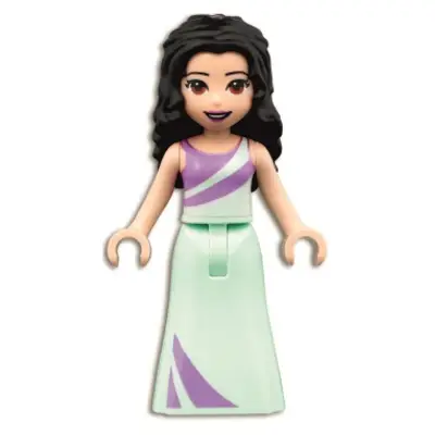 Friends Emma - Lavender and Light Aqua Dress