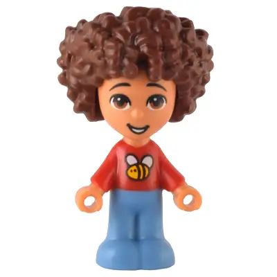 Friends Santiago - Micro Doll, Red Shirt with Bee