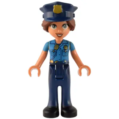 Friends Isabella (Nougat) - Dark Azure Uniform, Dark Blue Trousers, Dark Blue Police Hat