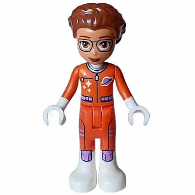 Friends Olivia (Adult) - Astronaut, Reddish Orange Spacesuit