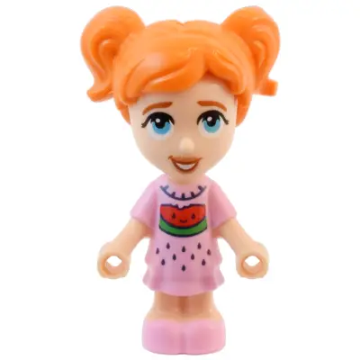 Friends Ella - Micro Doll, Bright Pink Dress with Watermelon