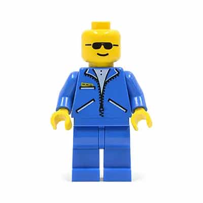 Jacket Blue - Sunglasses, Blue Legs, No Headgear (Blue Cruiser)