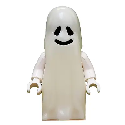 Ghost with 1 x 2 Plate and 1 x 2 Brick as Legs