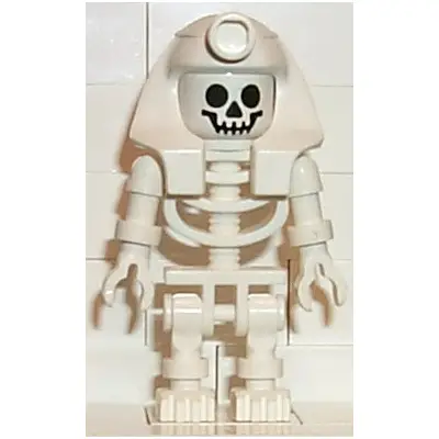 Skeleton with Standard Skull, White Mummy Headdress