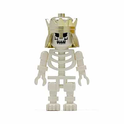 Skeleton with Evil Skull, Crown