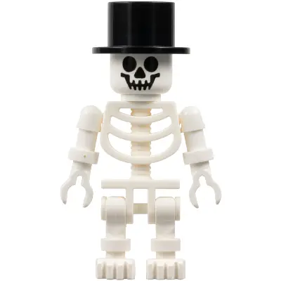 Skeleton with Standard Skull, Top Hat