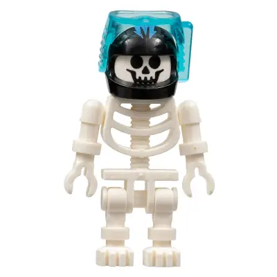 Skeleton with Standard Skull, Black Aquaraiders II Helmet