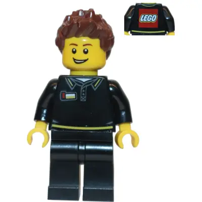 LEGO Store Employee, Male, Black Shirt