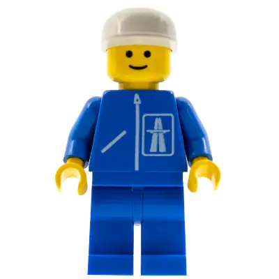 Highway Pattern - Blue Legs, White Cap