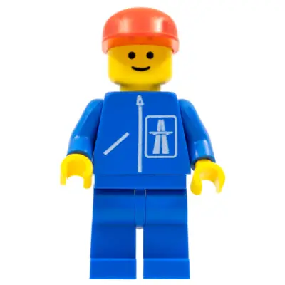Highway Pattern - Blue Legs, Red Cap