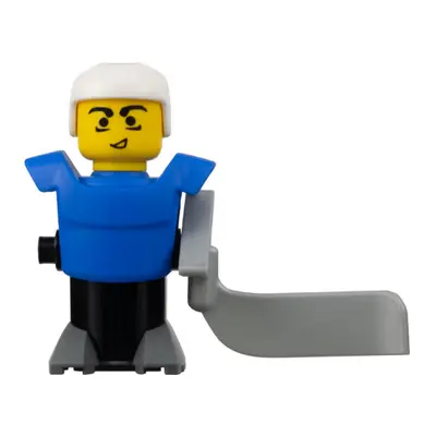 McDonald's Sports Hockey Player - Blue Torso and Black Base without Stickers