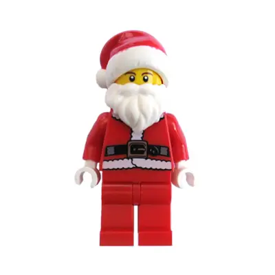 Santa - Fur Lined Jacket with Copper Belt Buckle, Red Legs, Brown Eyebrows