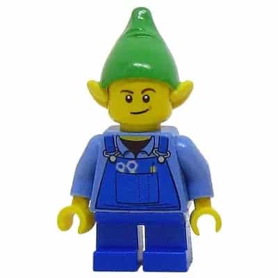 Elf - Blue Overalls, Brown Dimple
