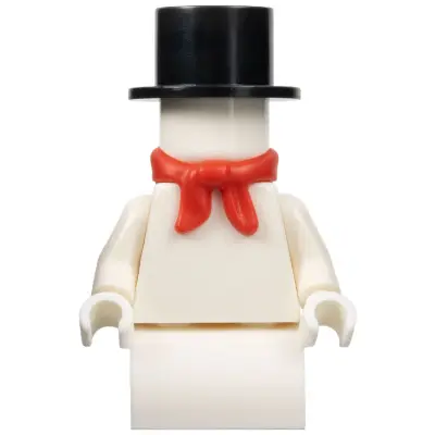 Snowman with 2 x 2 Curved Top Brick as Legs