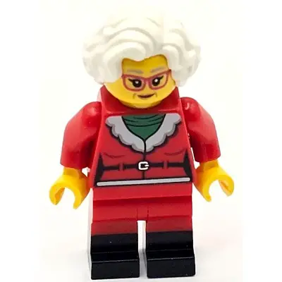 Mrs. Claus - Red Jacket, Black Boots