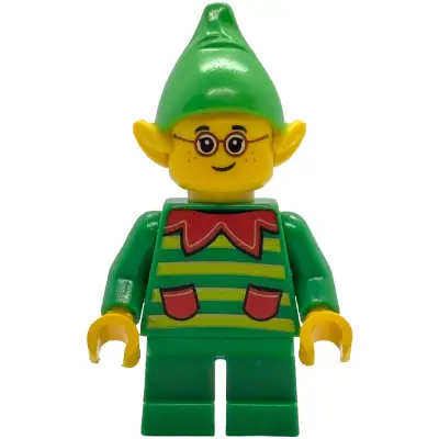 Elf - Green Sweater with Lime Stripes (BAM)