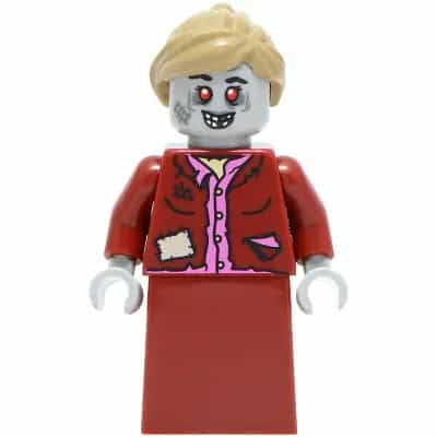 Zombie - Female, Dark Red Jacket and Skirt (BAM)