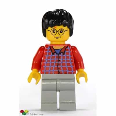Harry Potter - Red Shirt Torso, Light Gray Legs
