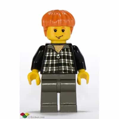 Ron Weasley - Black and White Plaid Shirt