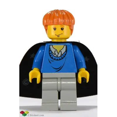 Ron Weasley - Blue Sweater, Black Cape with Stars