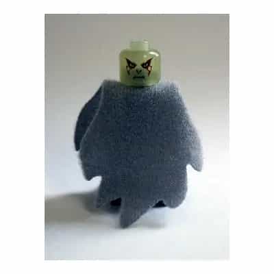 Lord Voldemort - Glow In Dark Trans Head, Light Bluish Gray Dementor Style Cape