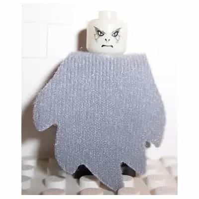 Lord Voldemort - Glow In Dark Opaque Head, Light Bluish Gray Dementor Style Cape