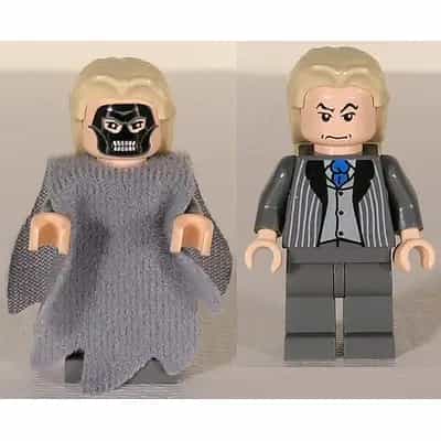Death Eater (Lucius Malfoy) - Light Bluish Gray Dementor Style Cape