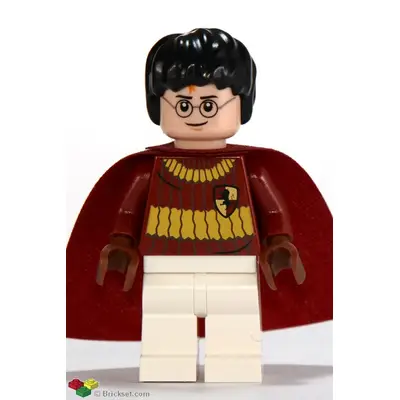 Harry Potter - Dark Red Quidditch Uniform with Cape, White Legs