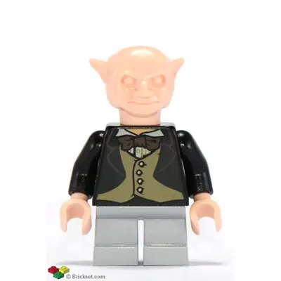 Goblin - Black Jacket, Light Bluish Gray Legs