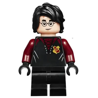 Harry Potter - Black and Dark Red Uniform, Medium Legs
