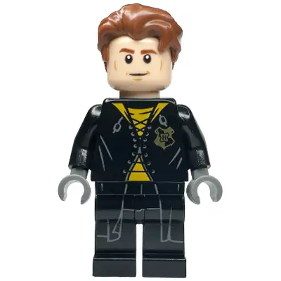 Cedric Diggory - Black and Yellow Uniform, Shirt Tail