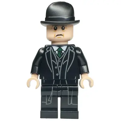 Minister of Magic (Cornelius Fudge) - Suit with Dark Green Tie, Shirt Tail