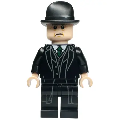 Minister of Magic (Cornelius Fudge) - Suit with Dark Green Tie, No Shirt Tail