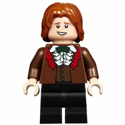 Ron Weasley - Reddish Brown Suit, Shirt with Ruffle
