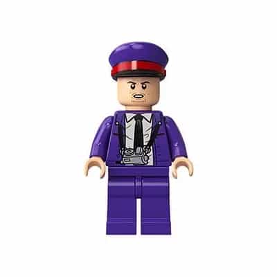 Stanley (Stan) Shunpike - Knight Bus Conductor Uniform with Black Tie, Hat with Red Band