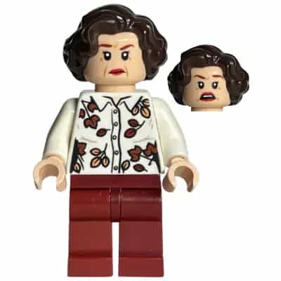 Petunia Dursley - White Blouse, Red Lips