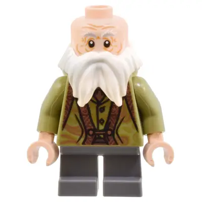 Professor Filius Flitwick - Olive Green Suit, Dark Bluish Gray Short Legs