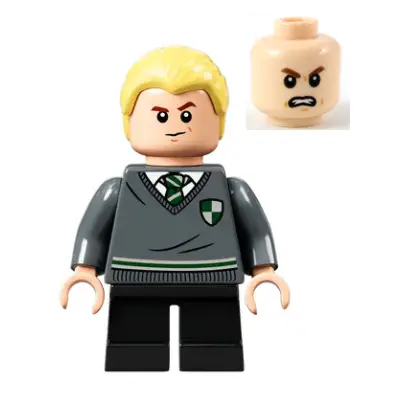 Draco Malfoy - Slytherin Sweater with Crest, Black Short Legs