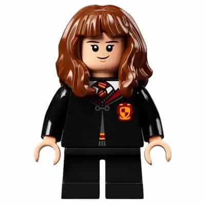 Hermione Granger - Gryffindor Robe Clasped, Sweater, Shirt and Tie, Black Short Legs