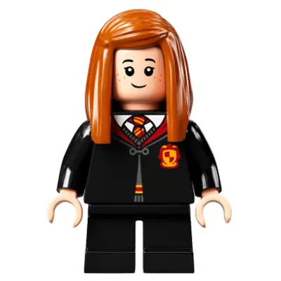 Ginny Weasley - Gryffindor Robe Clasped, Black Short Legs