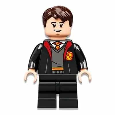 Neville Longbottom - Gryffindor Robe Open, Black Medium Legs