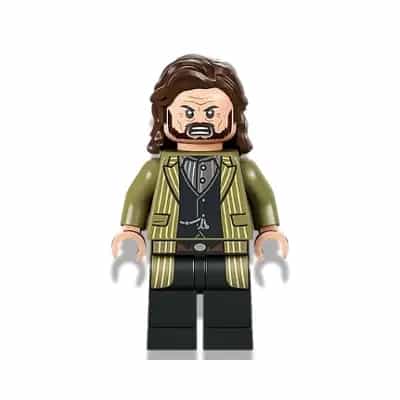 Sirius Black - Dark Brown Hair, Olive Green Jacket